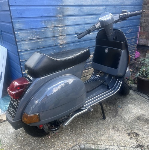Vespa px125 1989 grey - vespa,