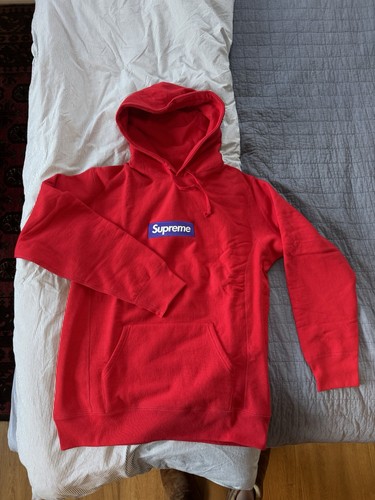 Supreme red pullover - supreme, box