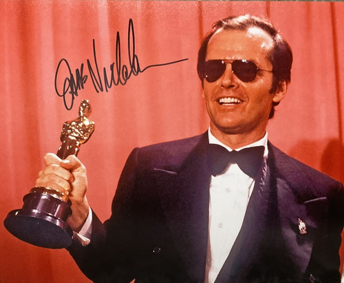 Jack nicholson signed x - x, 8