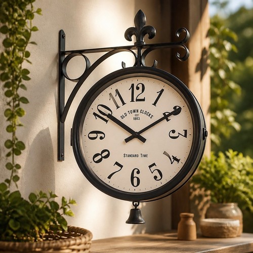 Hanging wall clock double - wall,