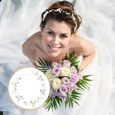  Rhinestones Bridal Headband Headdress for Bride Hair Accessories