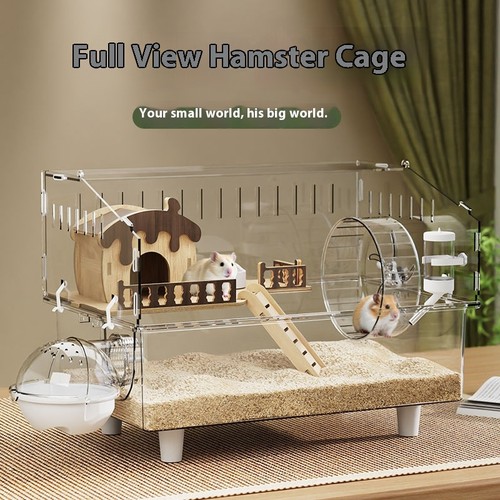 Large acrylic clear hamster - large,