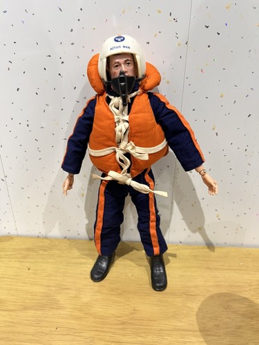 Vintage action man helicopter - man,