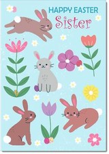 Doodlecards sister easter card - doodlecards,