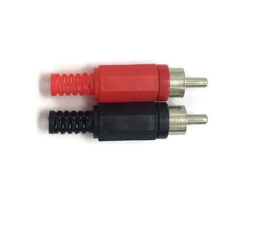 Pack phono rca plugs - /,