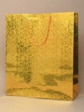 12 x Gold Holographic Gift bags / Weddings/ Parties/ Christmas/ Bulk Buy