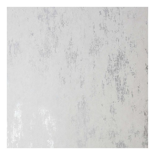 Fresco white silver wallpaper - white/silver,