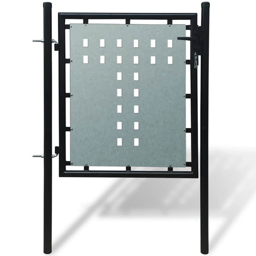 Garden gate black steel - gate,