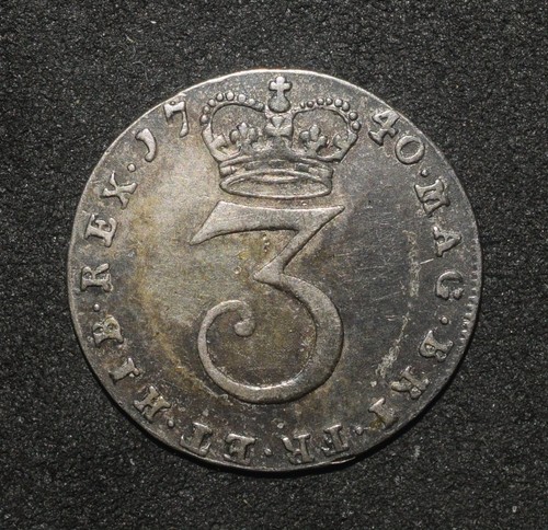 George 1740 threepence - ii.,