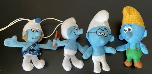 Smurfs bundle mcdonalds plush - smurfs,