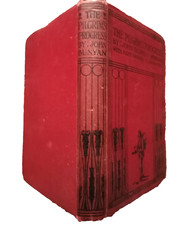 The Pilgrim's Progress John Bunyan Rare Illustrated Antique Book