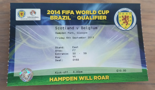 Scotland belgium 6th sept - v,