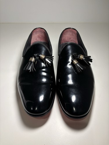 Aquila patent leather tassel - patent,