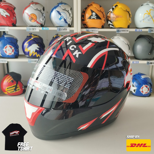 Custom airbrush helmet - helmet, top