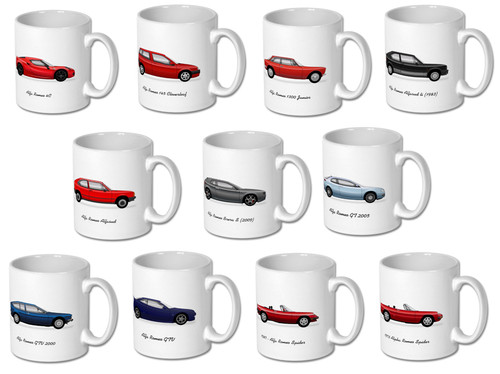 Mug alfa romeo various - romeo, (various