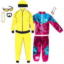 ADULTS RAPPER & CHAV COUPLE FANCY DRESS COSTUME 90'S TRACKSUITS ACCESSORIES