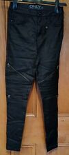Biker Trousers Black Unisex Motorcycle Pants Size M 30 Waist BNWT New