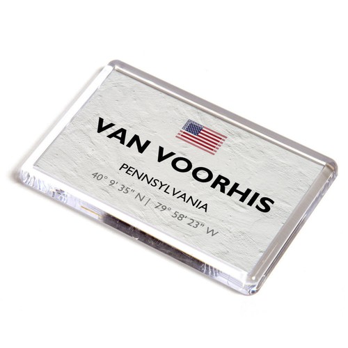 Fridge magnet van voorhis - voorhis,