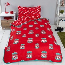 Liverpool FC Single Duvet Bedding Set Football Cover - SD Official License Gift