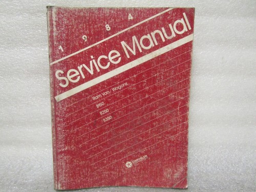 1984 service manual - 1984, ram
