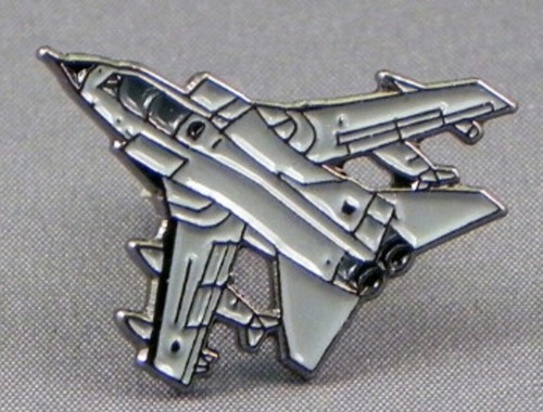 Tornado airplane pin badge