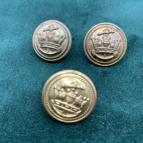 Royal navy tunic buttons - royal,