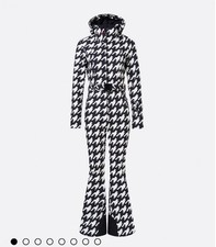 Perfect Moment Houndstooth Tignes Ski Suit Large BNWT