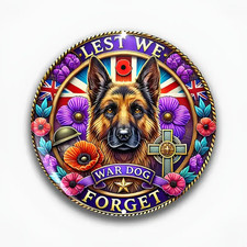 War Dog Memorial Printed