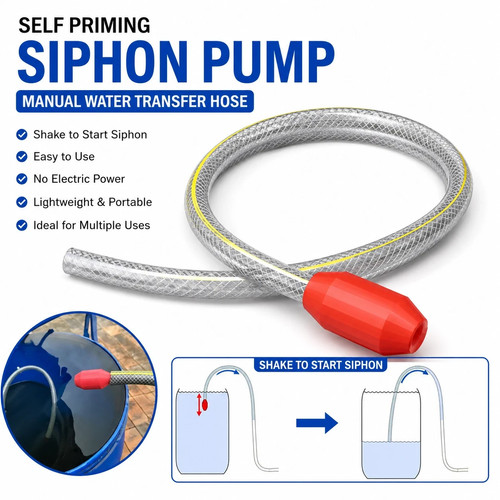 Self priming siphon pump - priming,