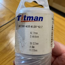 Titman solid surface bowl cutter XC201-635-6-25*12.7