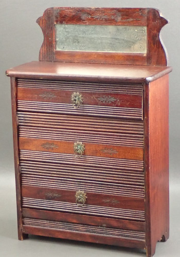Antique miniature fluted front - miniature,