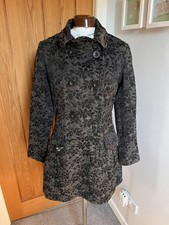 Desigual Black Flock  Pattern