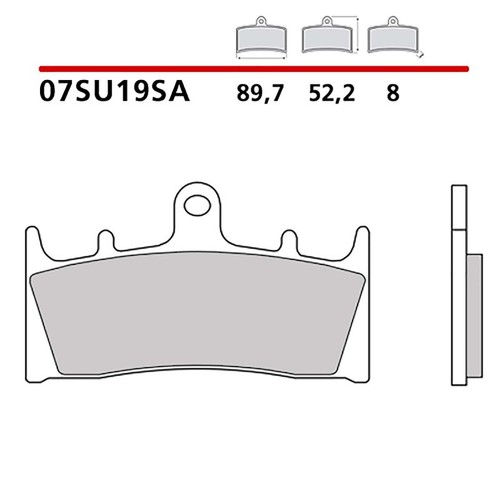 Brembo front brake pad kit - brembo,