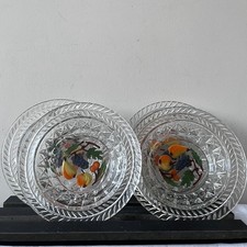 Vintage Pressed Glass Hand