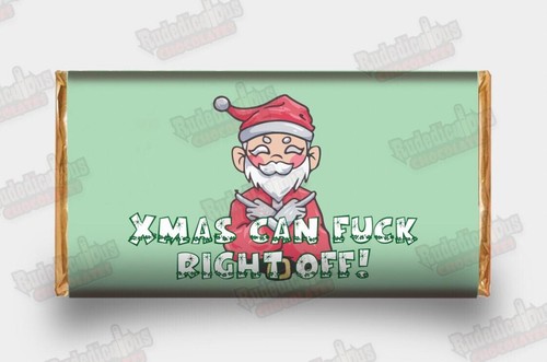 Rude christmas funny chocolate - funny,