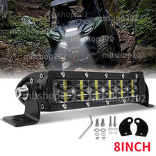 8" LED Light Bar Headlight Fit