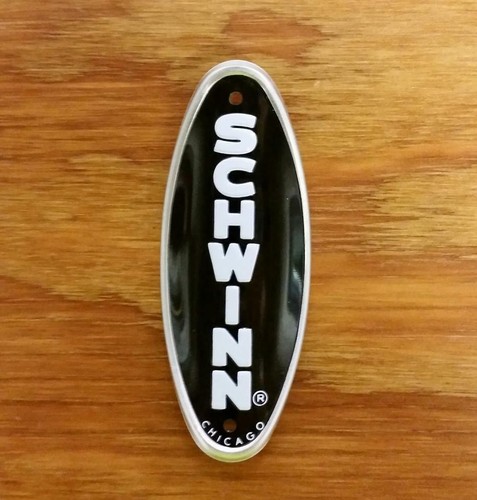 Schwinn head badge name plate - schwinn,