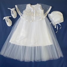 Christening Gown Lace Baptism