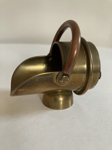 Brass miniature coal scuttle - brass,