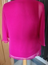 Coleen Rooney top pink and black size 14