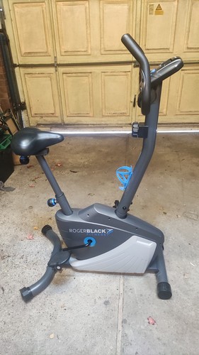 Roger black exercise bike - black,