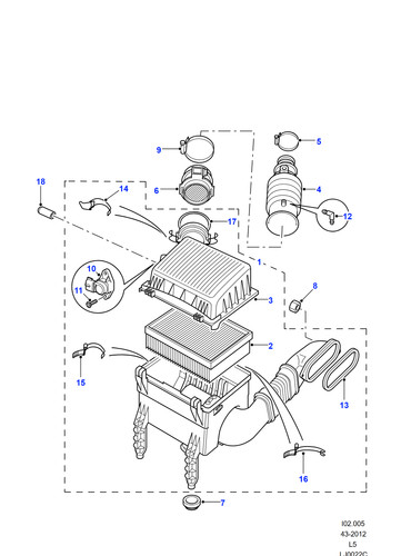Land rover genuine seal - land,