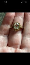 Yellow Kunzite Ring Size N And