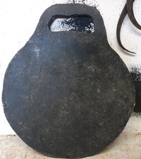 Vintage Traditional Small Heavy Welsh Bakestone  25.5cmx16mm 5.4kg no84