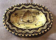 Hand Painted Earthenware  Dish