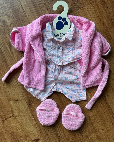 Bear factory pink - pink, patterned