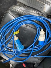 16A Extension Cable – 10m Long, 1.5mm Blue Arctic Cable – Caravan / Events