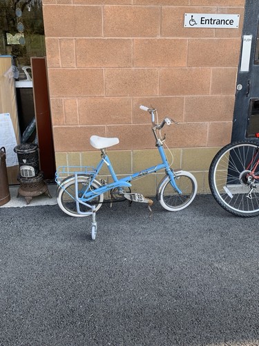 Retro blue raleigh kids - ✅,