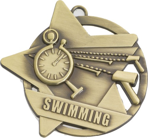 Star medals swimming - swimming, &