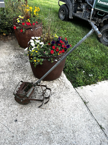 Vintage roho garden hand push - vintage,